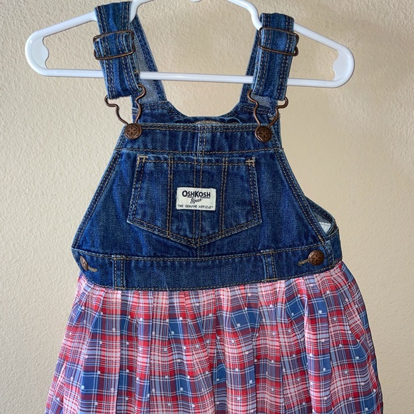 Oshkosh Overall Jumper skirt 18 months - Picture 1 of 6